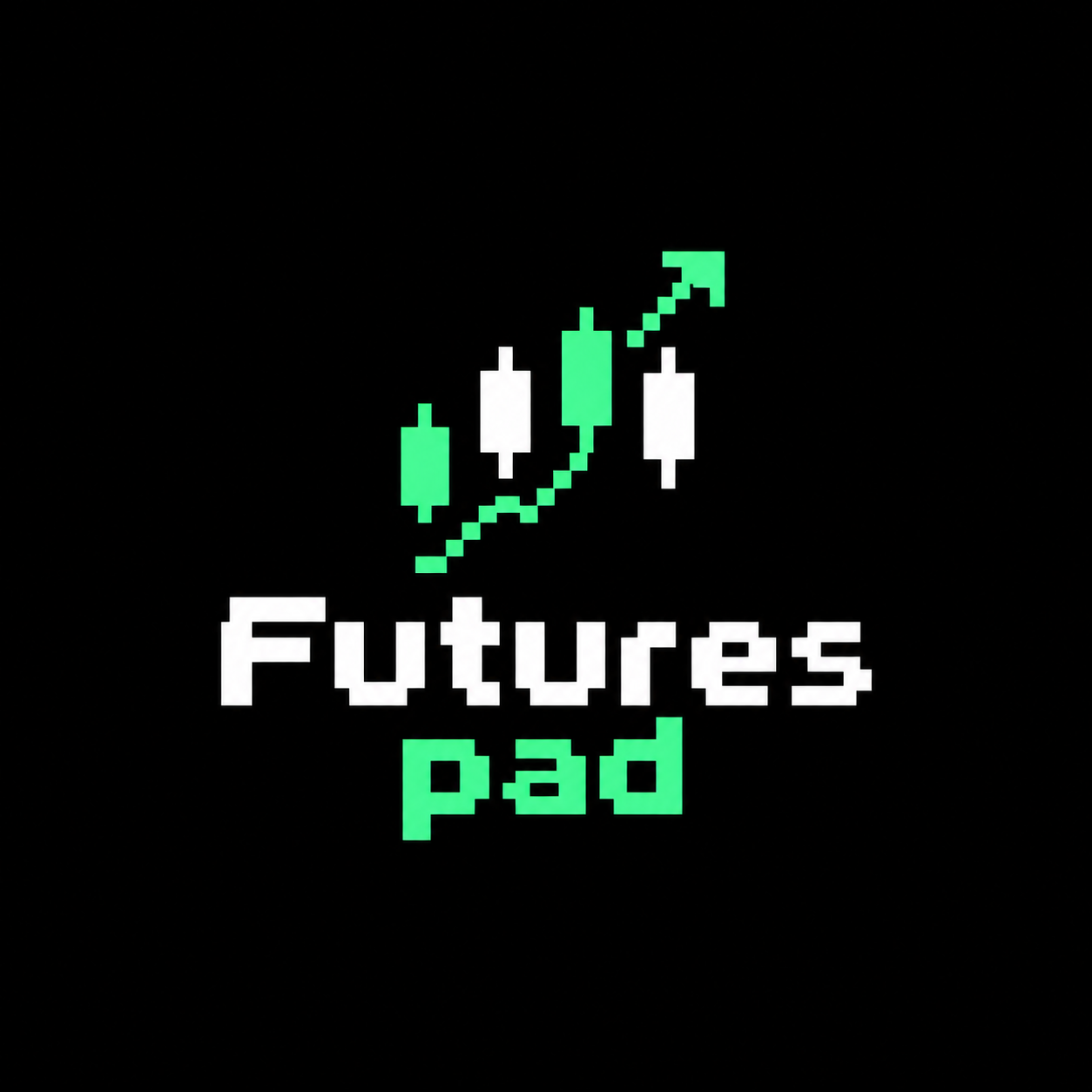 Futures pad pixel chart logo